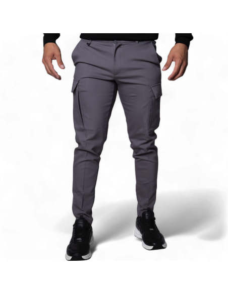 Pantalón Antony Morato Skinny Fit BJORN Gris Antracita Con Bajo Cremallera Antony Morato | Jeans y Jogger  - Estilo urbano pr...