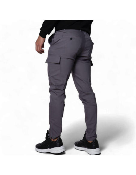 Pantalón Antony Morato Skinny Fit BJORN Gris Antracita Con Bajo Cremallera Antony Morato | Jeans y Jogger  - Estilo urbano pr...