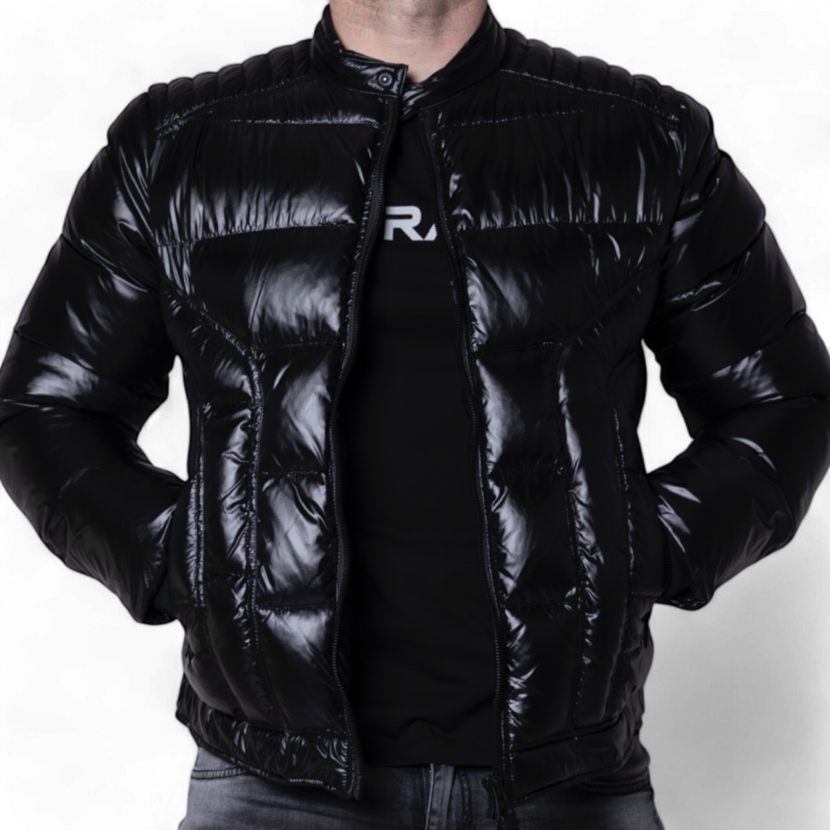 Plumífero Brillante Antony Morato Negro Shioze con relleno Sintético Antony Morato | Abrigos y Chaquetas Hombre  - Estilo urb...