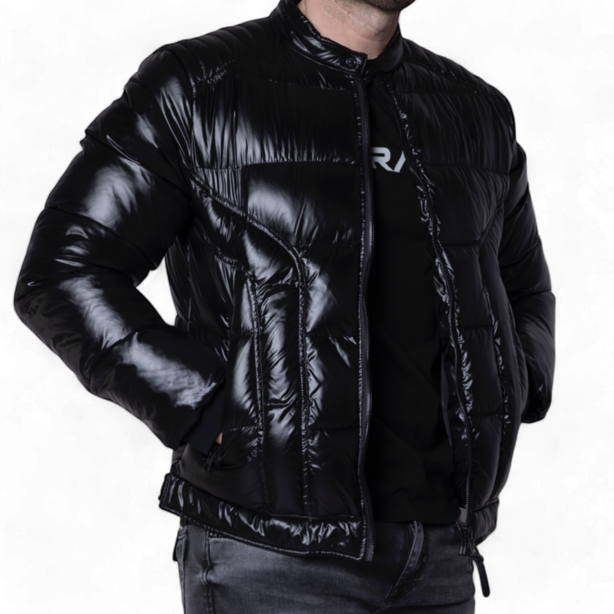 Plumífero Brillante Antony Morato Negro Shioze con relleno Sintético Antony Morato | Abrigos y Chaquetas Hombre  - Estilo urb... 2