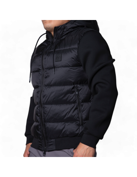 Chaqueta Antony Morato Slim Fit Negro y mangas de tejido scuba Antony Morato | Abrigos y Chaquetas Hombre  - Estilo urbano pr...