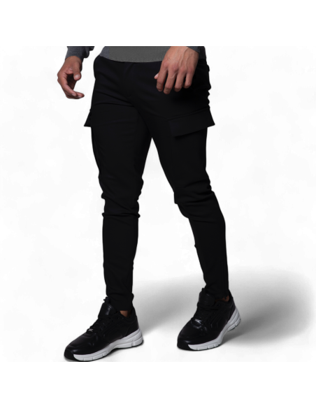 Pantalón Antony Morato Skinny Fit BJORN Negro Con Bajo Cremallera Antony Morato | Jeans y Jogger  - Estilo urbano premium