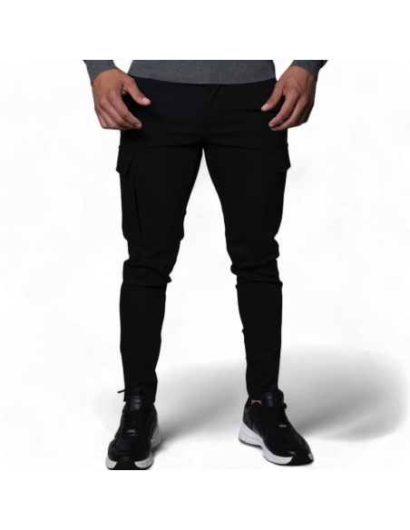 Pantalón Antony Morato Skinny Fit BJORN Negro Con Bajo Cremallera Antony Morato | Jeans y Jogger  - Estilo urbano premium