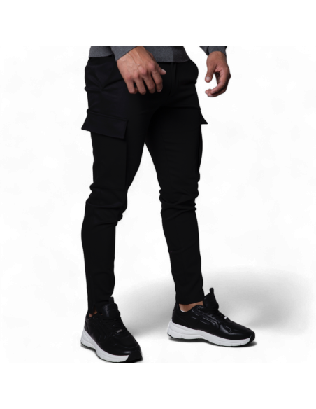 Pantalón Antony Morato Skinny Fit BJORN Negro Con Bajo Cremallera Antony Morato | Jeans y Jogger  - Estilo urbano premium