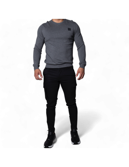 Pantalón Antony Morato Skinny Fit BJORN Negro Con Bajo Cremallera Antony Morato | Jeans y Jogger  - Estilo urbano premium