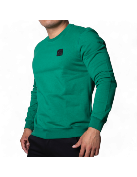 Sudadera Antony Morato Verde con Logo Metalizado Antony Morato | Sudaderas  - Estilo urbano premium