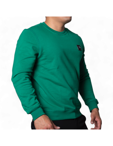 Sudadera Antony Morato Verde con Logo Metalizado Antony Morato | Sudaderas  - Estilo urbano premium