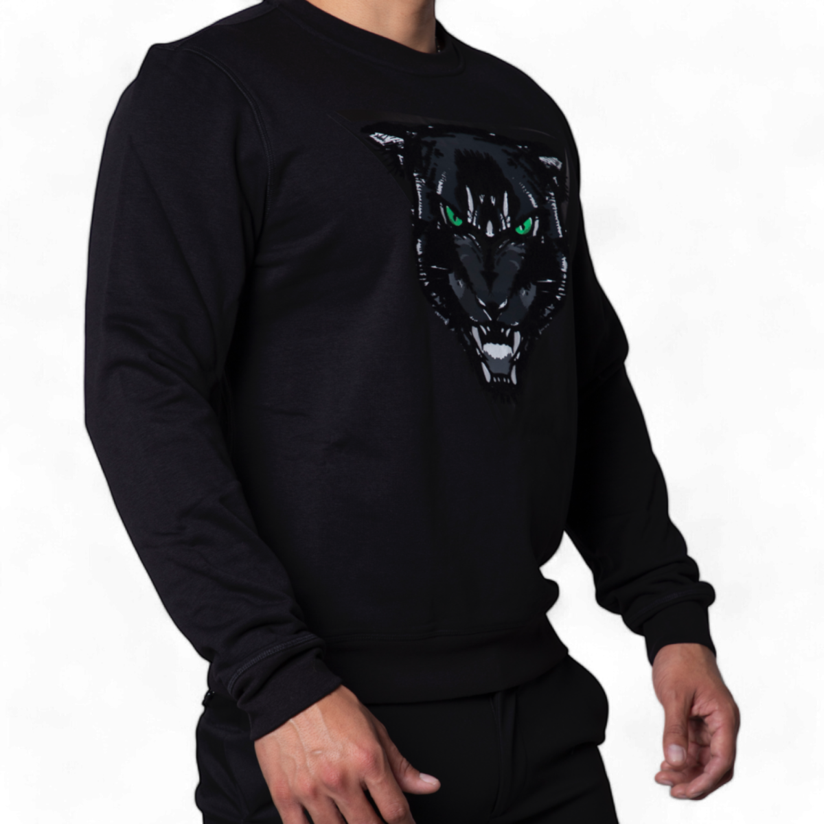 Sudadera Antony Morato Negra Slim Fit Con Pantera Antony Morato | Sudaderas  - Estilo urbano premium 2