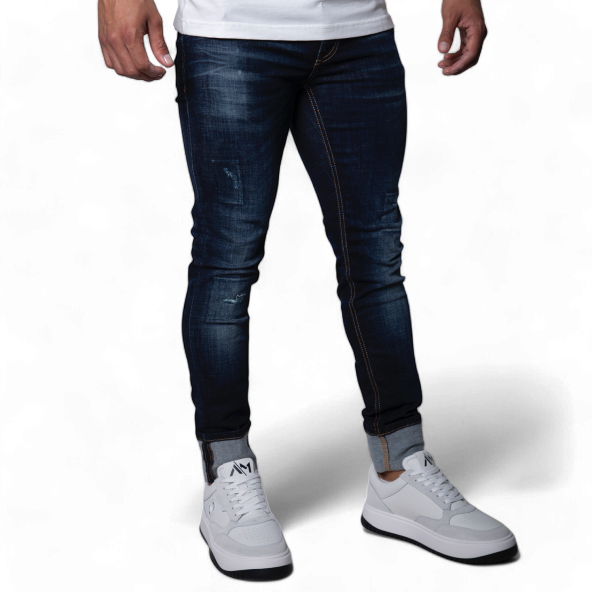 Jeans Antony Morato Super Skinny PAUL Efecto Blanqueado Azul