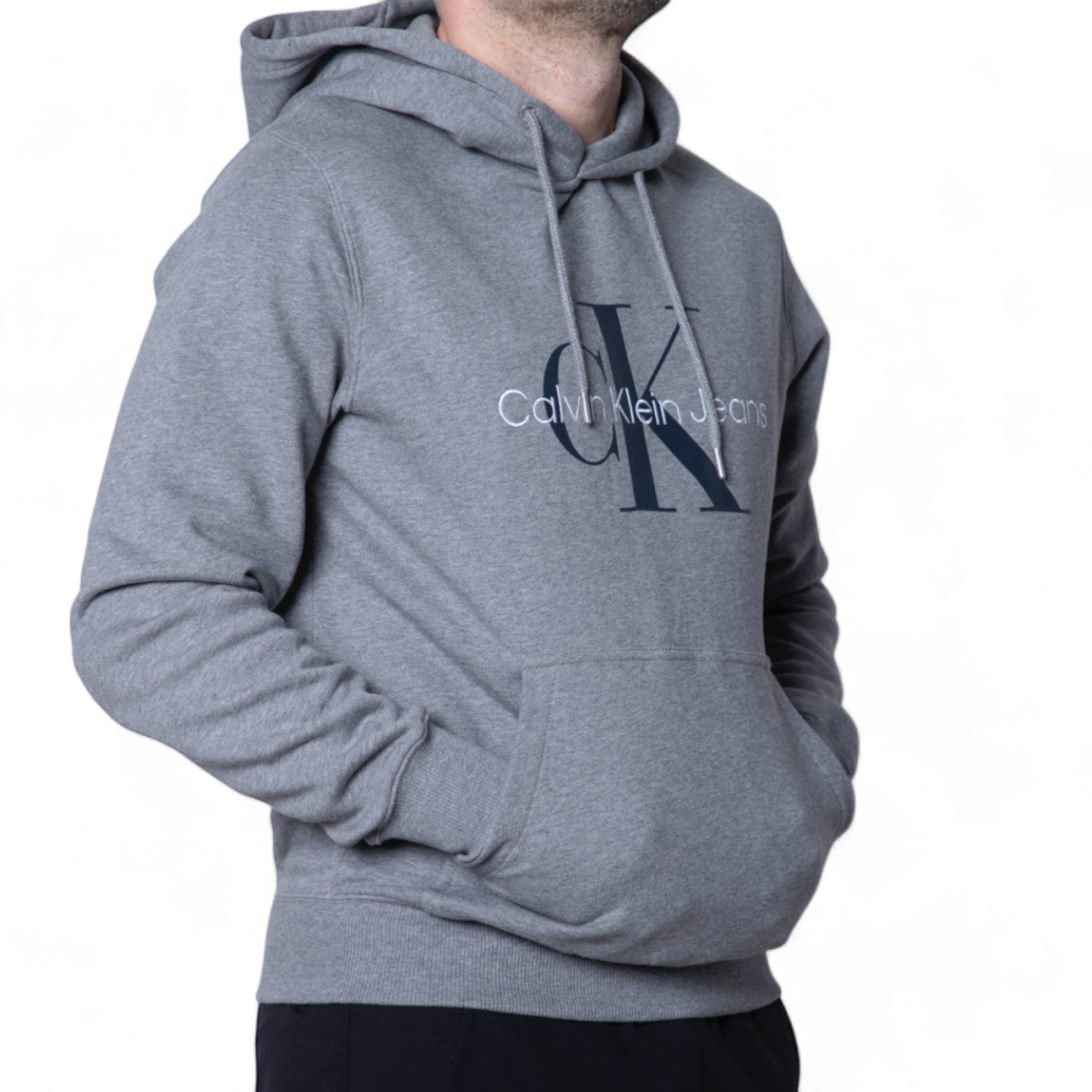 Sudadera Con Capucha Calvin Klein Gris con Monologo Calvin Klein | Sudaderas  - Estilo urbano premium 2