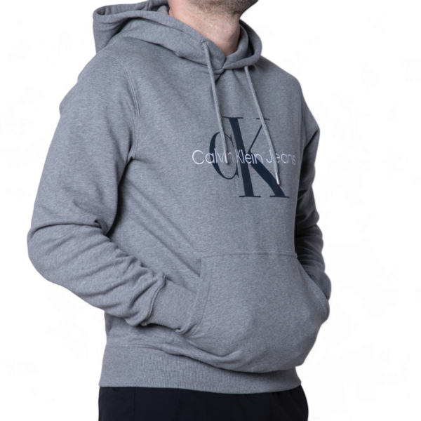 Sudadera Con Capucha Calvin Klein Gris con Monologo Calvin Klein | Sudaderas  - Estilo urbano premium