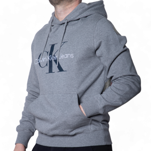 Sudadera Con Capucha Calvin Klein Gris con Monologo Calvin Klein | Sudaderas  - Estilo urbano premium