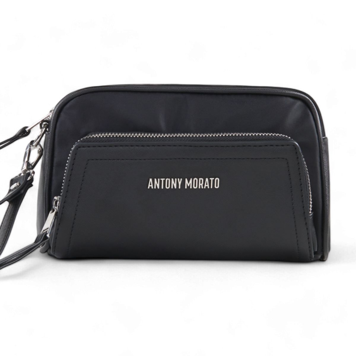 Bolso Antony Morato Negro con Bolsillo de Ecopiel