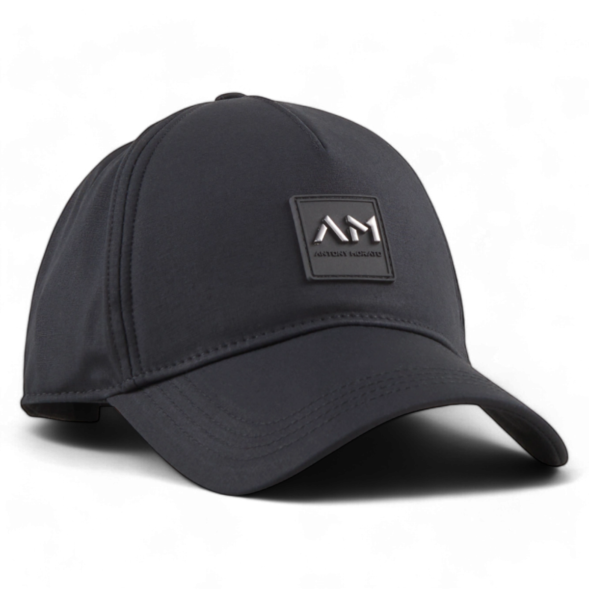 Gorra Antony Morato Negra Logo AM Relieve