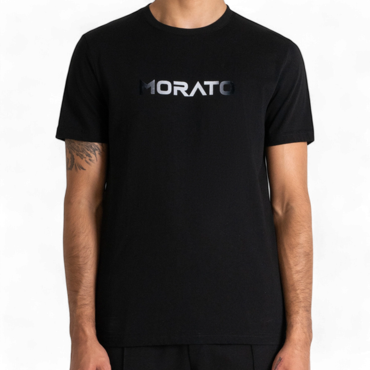 Camiseta Antony Morato Negra con logo Difuminado