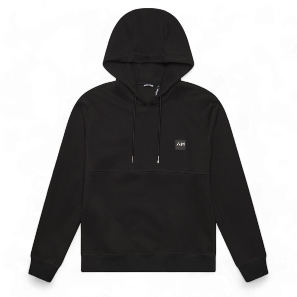 Sudadera con Capucha Antony Morato Negra con Logo Metalizado Antony Morato | Sudaderas  - Estilo urbano premium