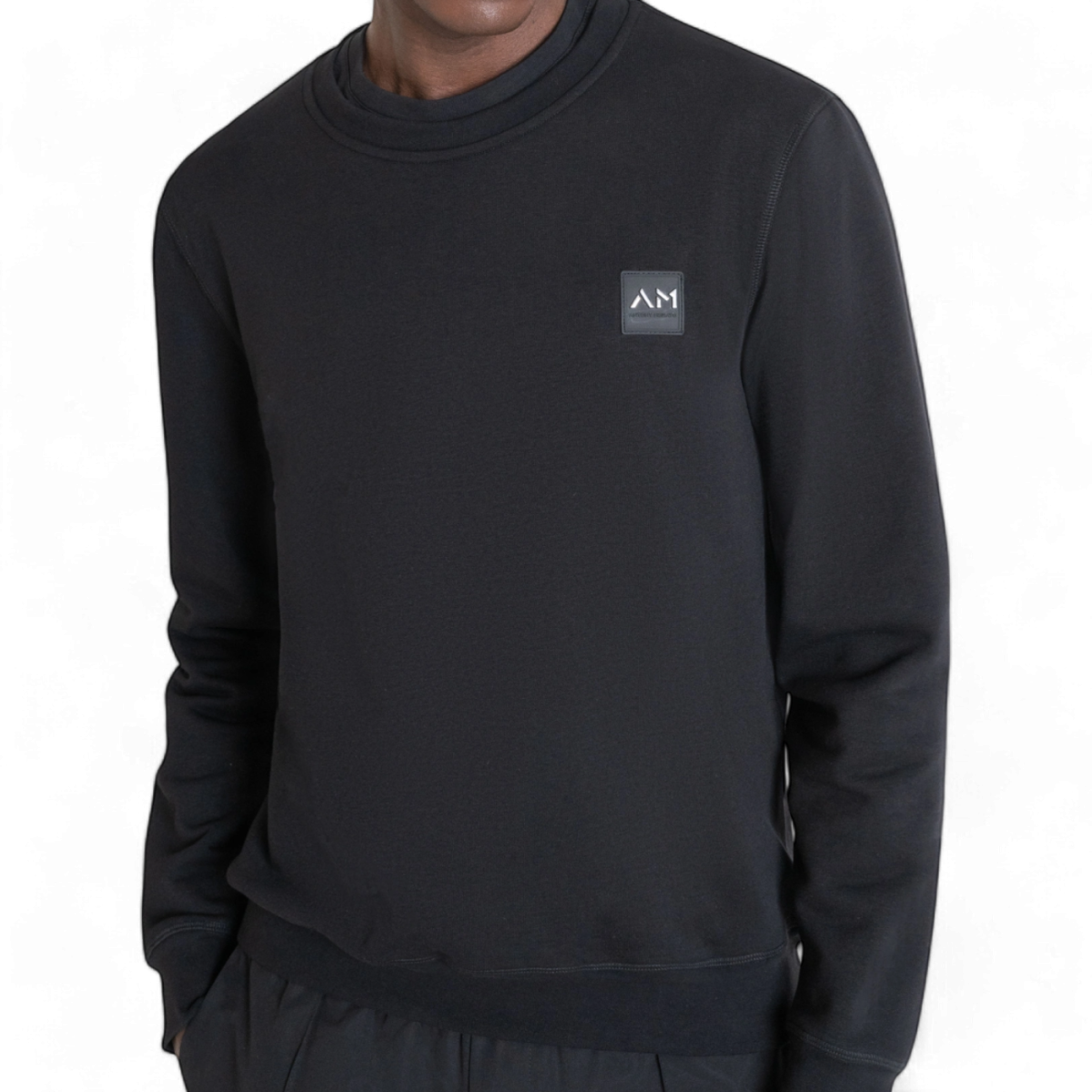Sudadera Antony Morato Negra con Logo Metalizado Antony Morato | Sudaderas  - Estilo urbano premium 2