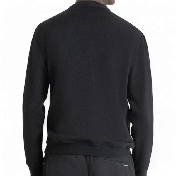 Sudadera Antony Morato Negra con Logo Metalizado Antony Morato | Sudaderas  - Estilo urbano premium