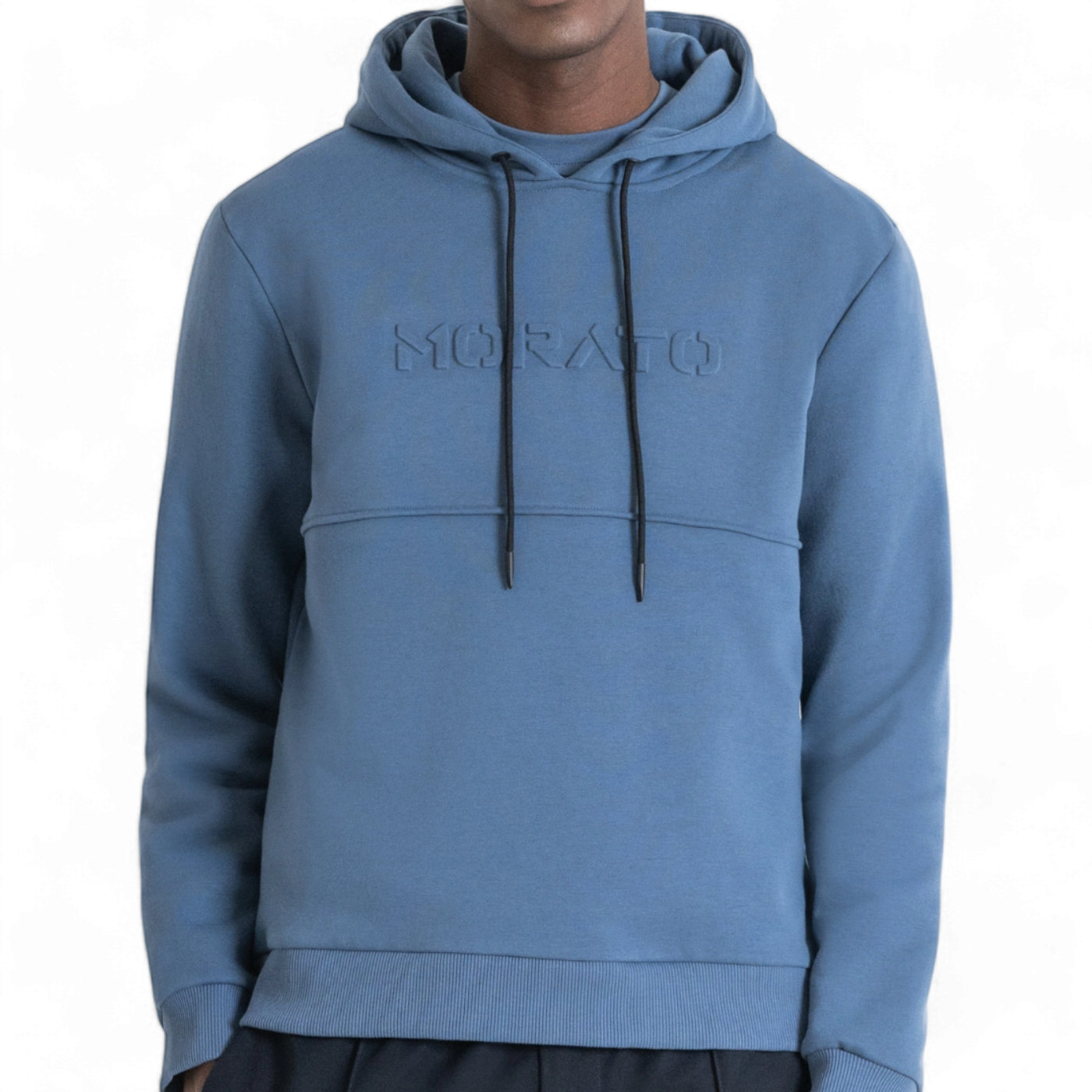 Sudadera con Capucha Antony Morato Azul Claro Relaxed Fit Fabric