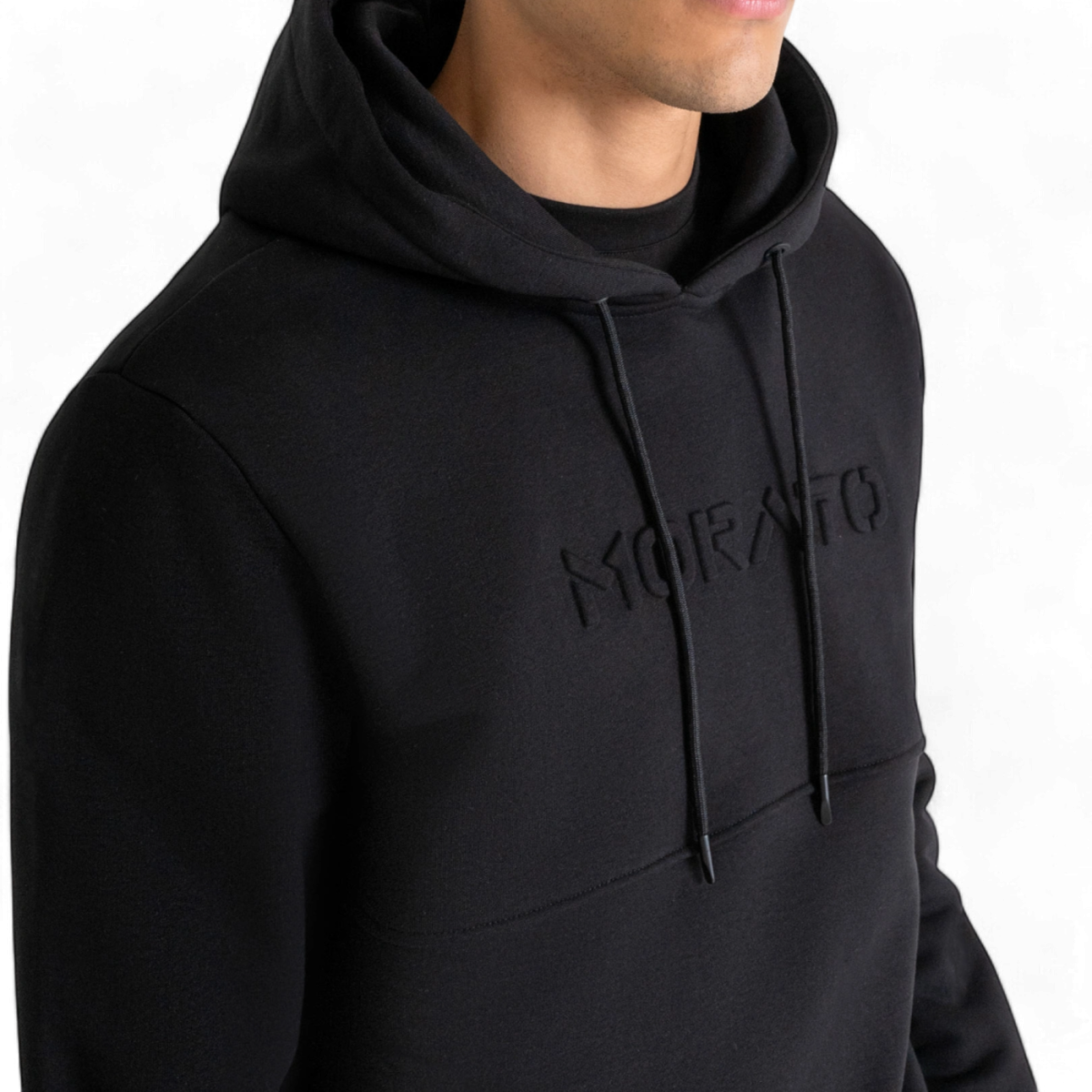 Sudadera con Capucha Antony Morato Negra Relaxed Fit Fabric Antony Morato | Sudaderas  - Estilo urbano premium 2