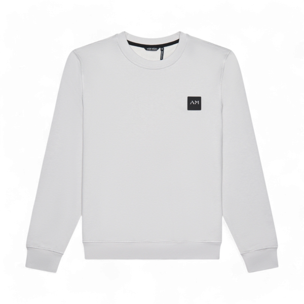 Sudadera Antony Morato Blanco Hielo con Logo Metalizado Antony Morato | Sudaderas  - Estilo urbano premium