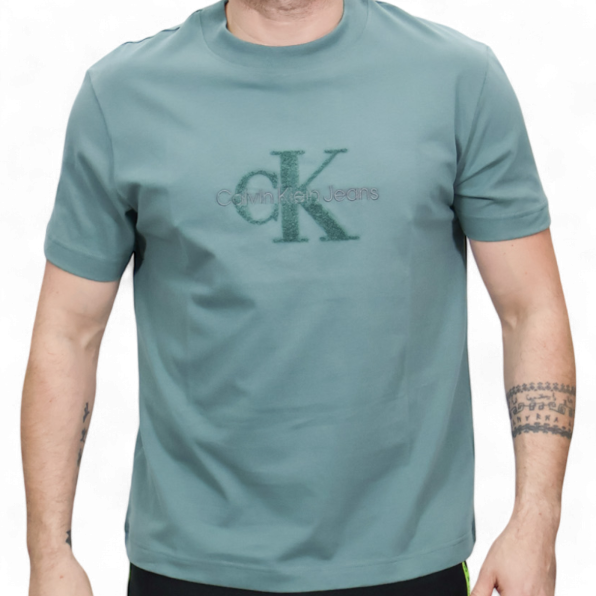 Camiseta Calvin Klein Chenille Verde