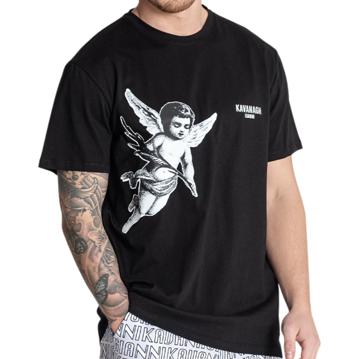 Camiseta Gianni Kavanagh Angel Negra