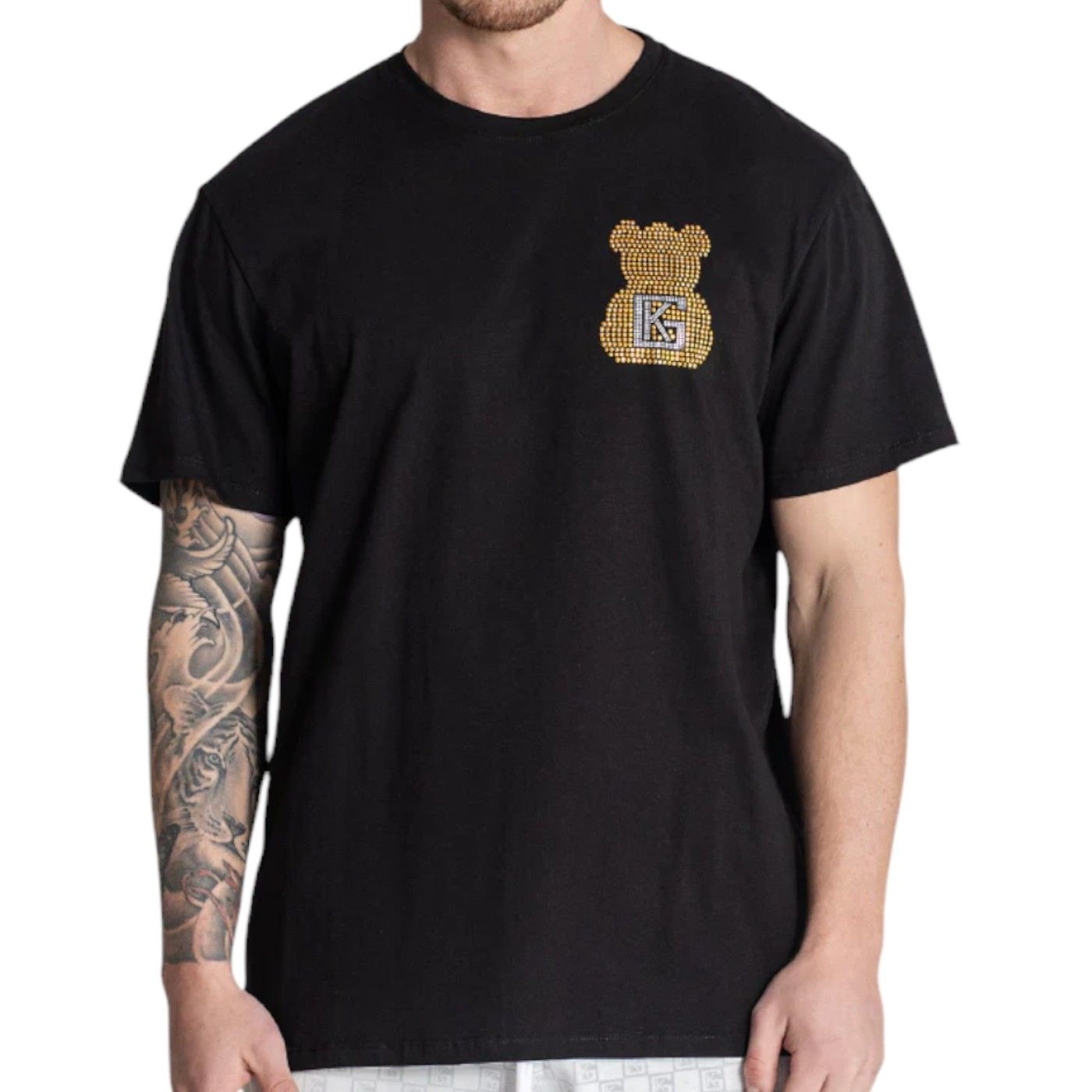 Camiseta Gianni Kavanagh Precious Bear Negra