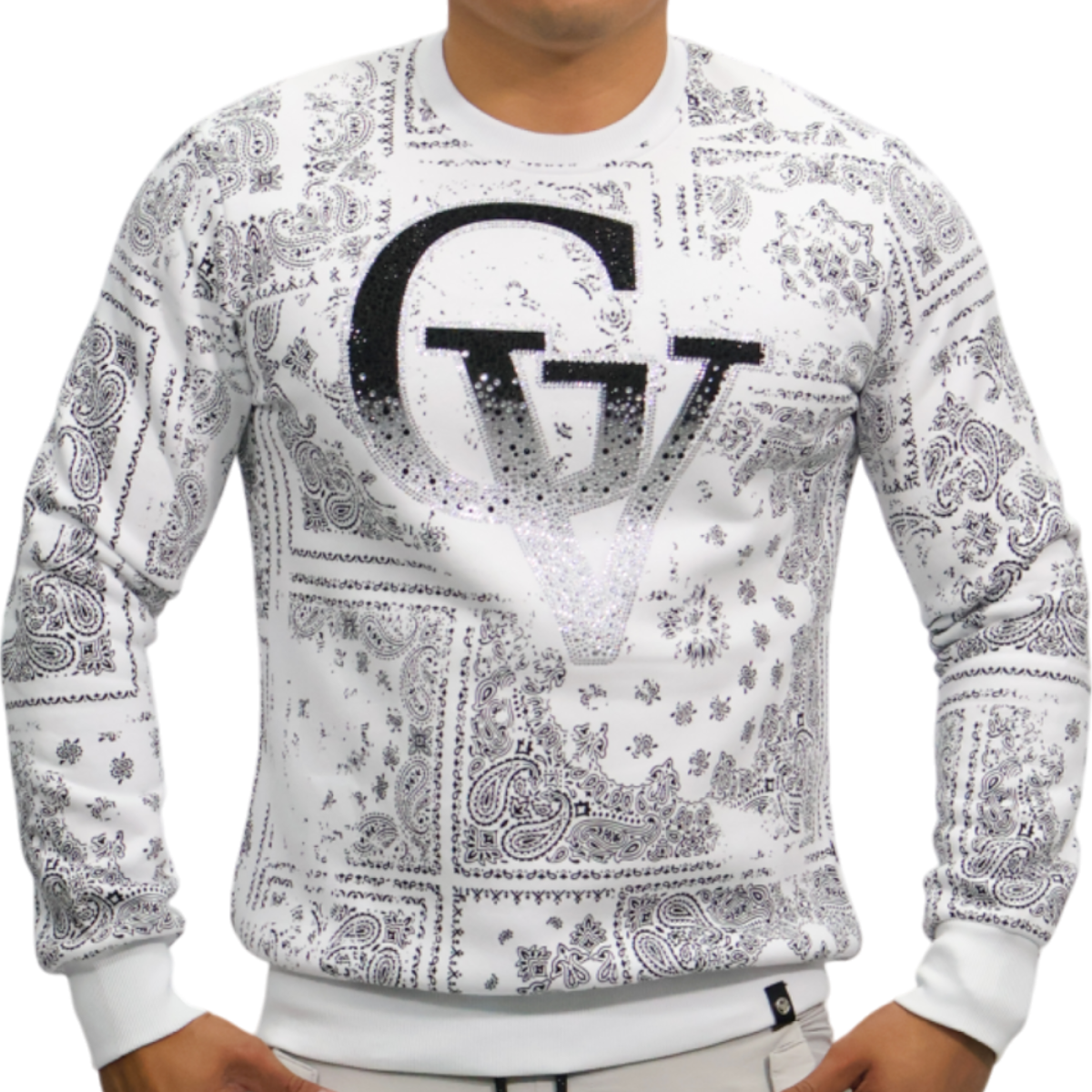 Sudadera George V Paris GV Coleccion Bandana Blanco