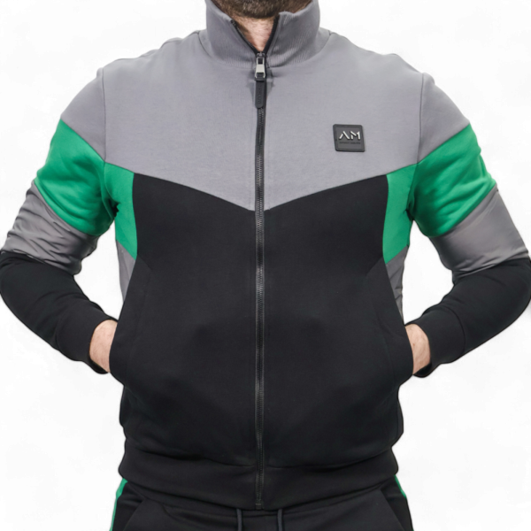 Sudadera con Cremallera Antony Morato Negro Regular Fit con Bandas Antony Morato | Sudaderas  - Estilo urbano premium