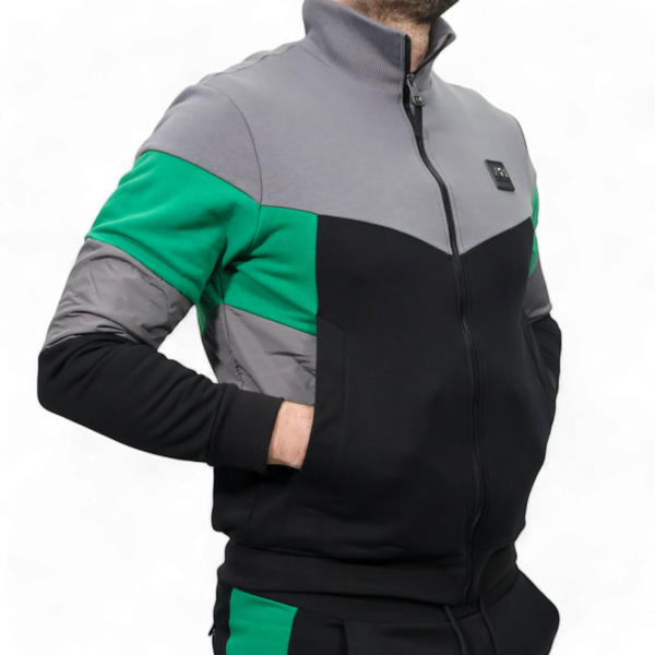 Sudadera con Cremallera Antony Morato Negro Regular Fit con Bandas Antony Morato | Sudaderas  - Estilo urbano premium