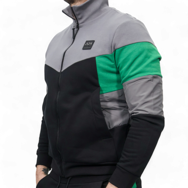 Sudadera con Cremallera Antony Morato Negro Regular Fit con Bandas Antony Morato | Sudaderas  - Estilo urbano premium