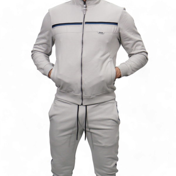 Sudadera con Cremallera Antony Morato Blanco Hielo Regular Fit Antony Morato | Sudaderas  - Estilo urbano premium