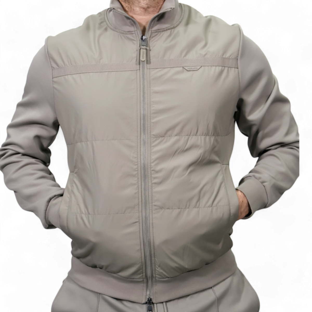 Sudadera con Cremallera Antony Morato Slim Fit Gris Antony Morato | Sudaderas  - Estilo urbano premium