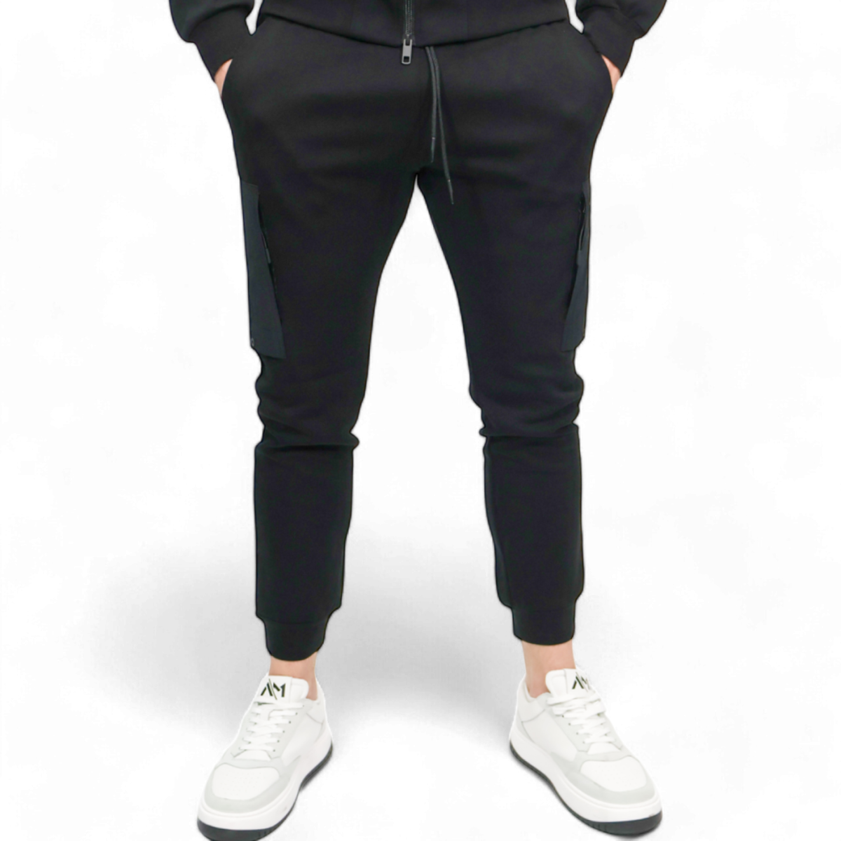 Pantalon Antony Morato con Bolsillo Bimaterial Negro Antony Morato | Pantalones  - Estilo urbano premium 2