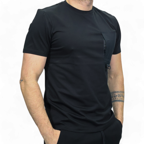 Camiseta Antony Morato Bolsillo Contraste Negro Antony Morato | Camisetas  - Estilo urbano premium