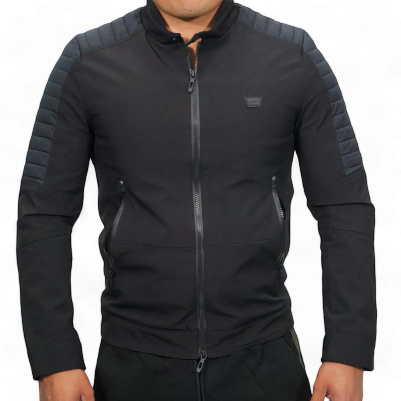 Cazadora Antony Morato Biker Impermeable Negro