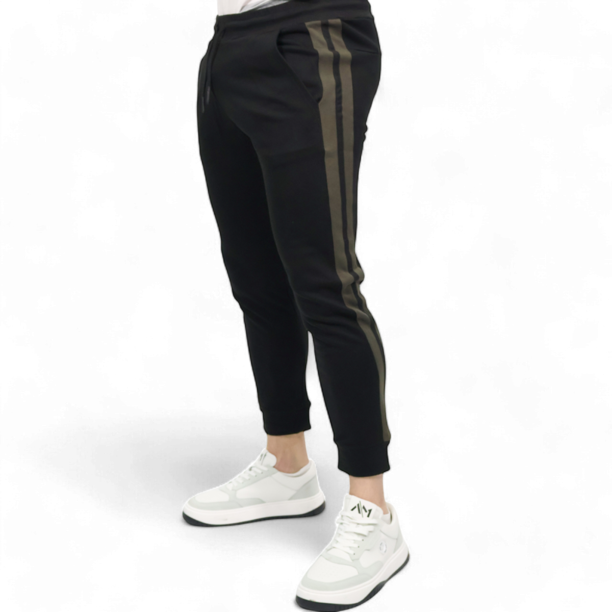 Pantalón Antony Morato Negro con cinta y color contraste Antony Morato | Pantalones  - Estilo urbano premium 2