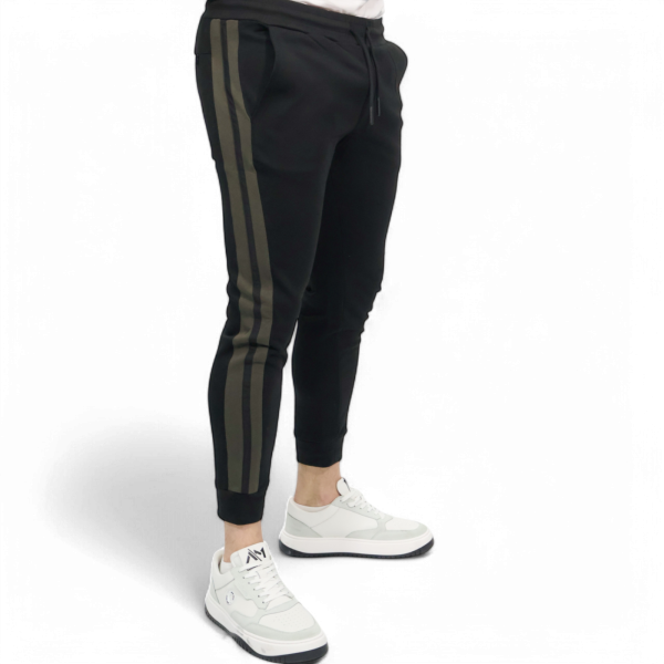 Pantalón Antony Morato Negro con cinta y color contraste Antony Morato | Pantalones  - Estilo urbano premium