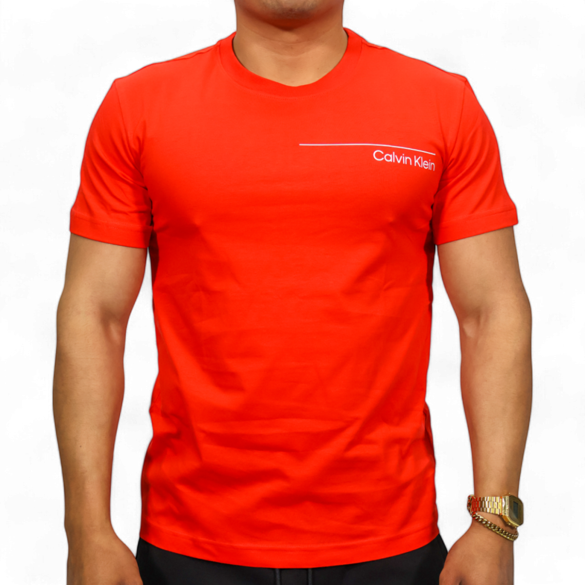 Camiseta Calvin Klein Basic Line Rojo