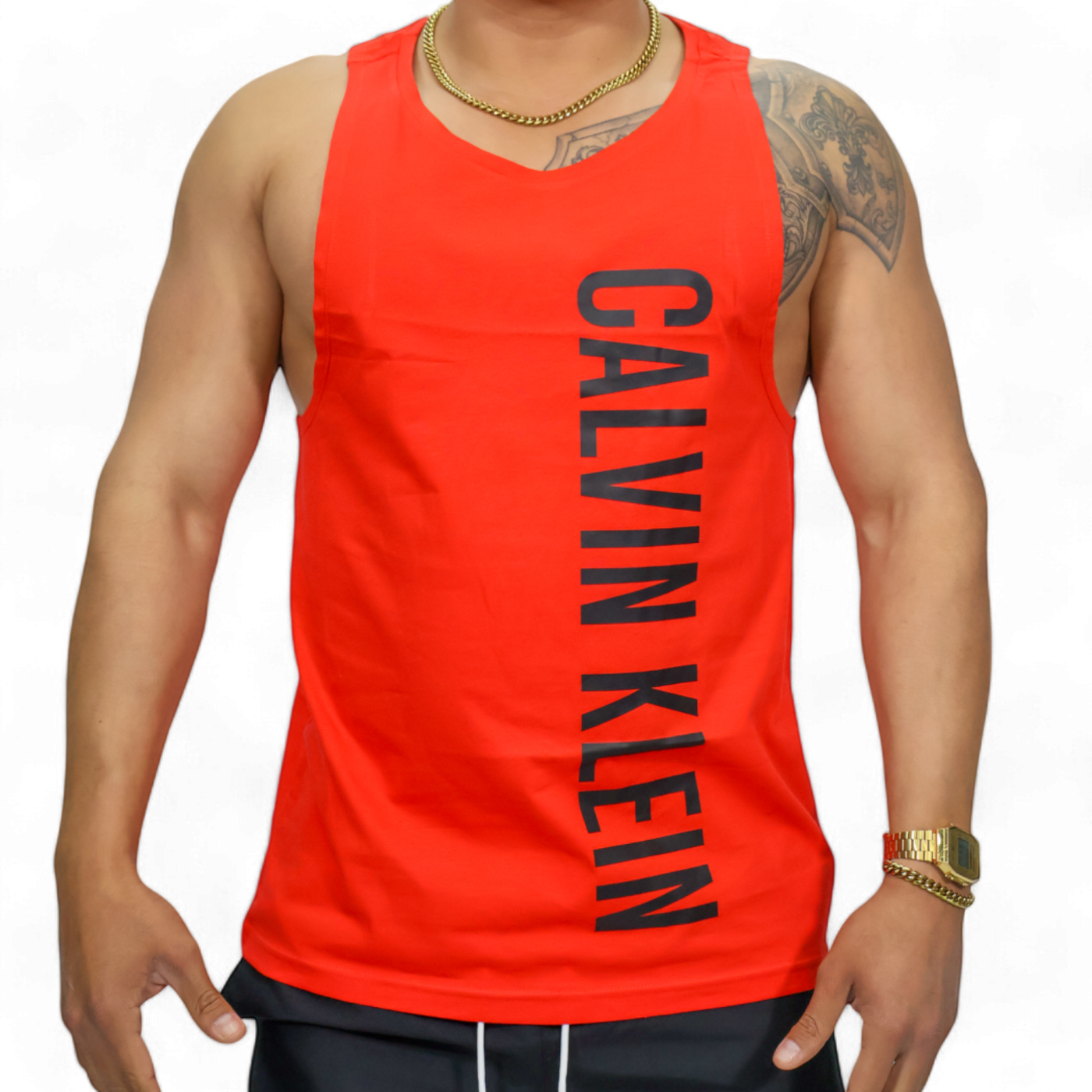 Camiseta Calvin Klein de Tirantes Intense Power Rojo