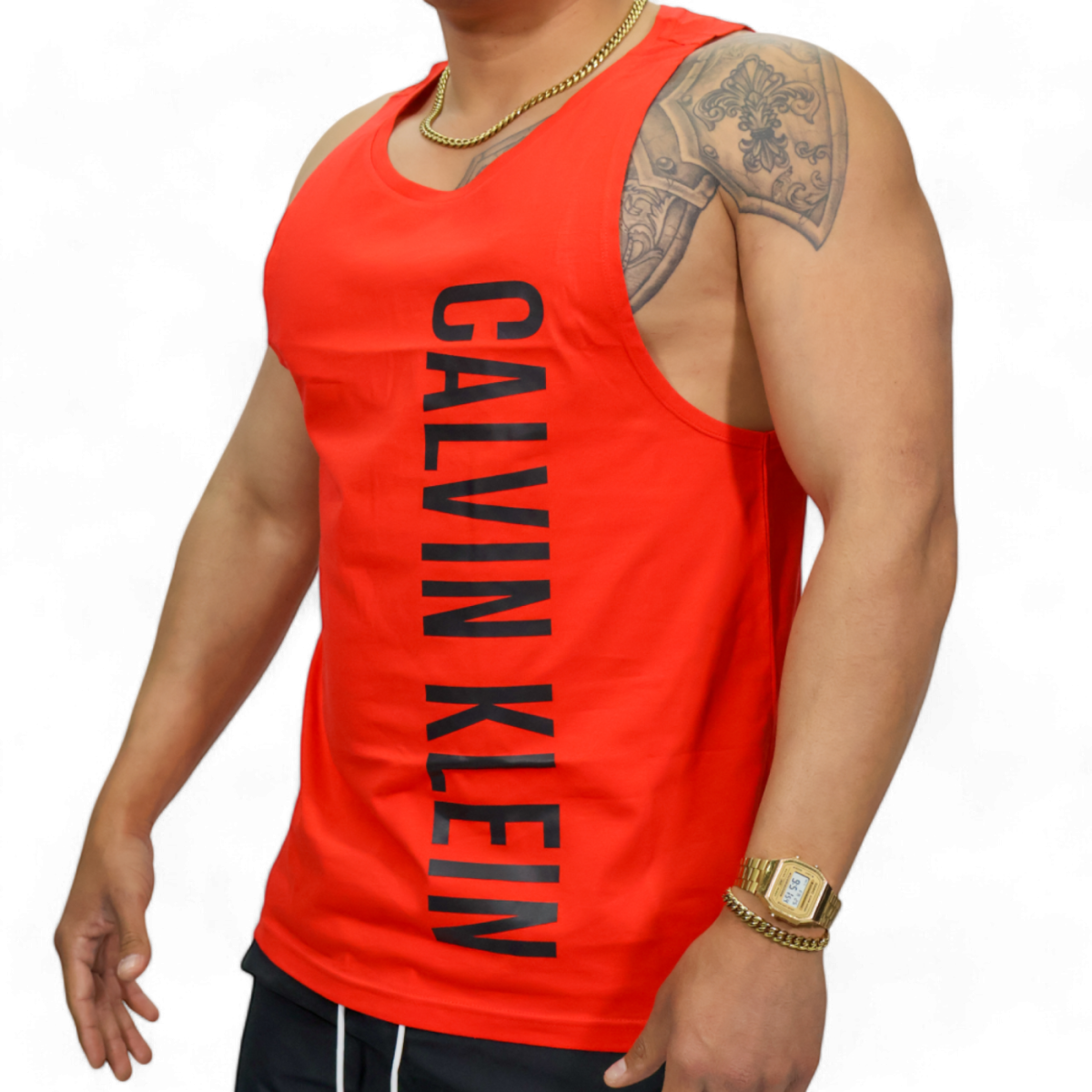 Camiseta Calvin Klein de Tirantes Intense Power Rojo Calvin Klein | Camisetas  - Estilo urbano premium 2
