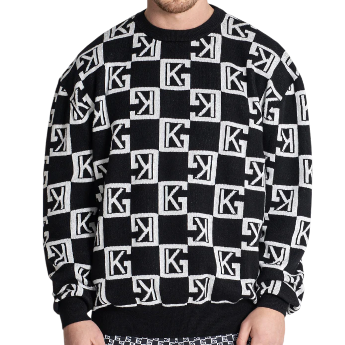 Sudadera Gianni Kavanagh Clone Logo GK Negro