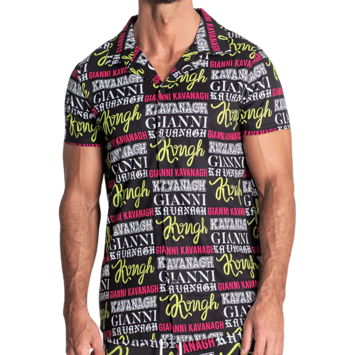 Camisa Gianni Kavanagh Hawaiana Translation Multicolor