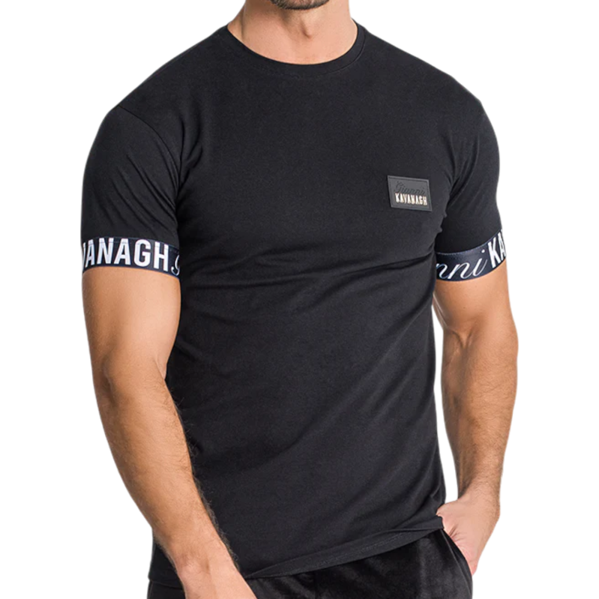 Camiseta Gianni Kavanagh con Elastico Montecarlo Negro