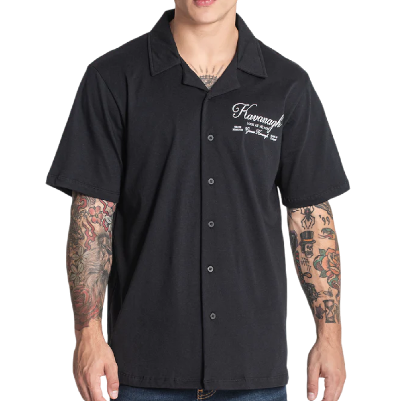 Camisa Gianni Kavanagh Showstopper Negro