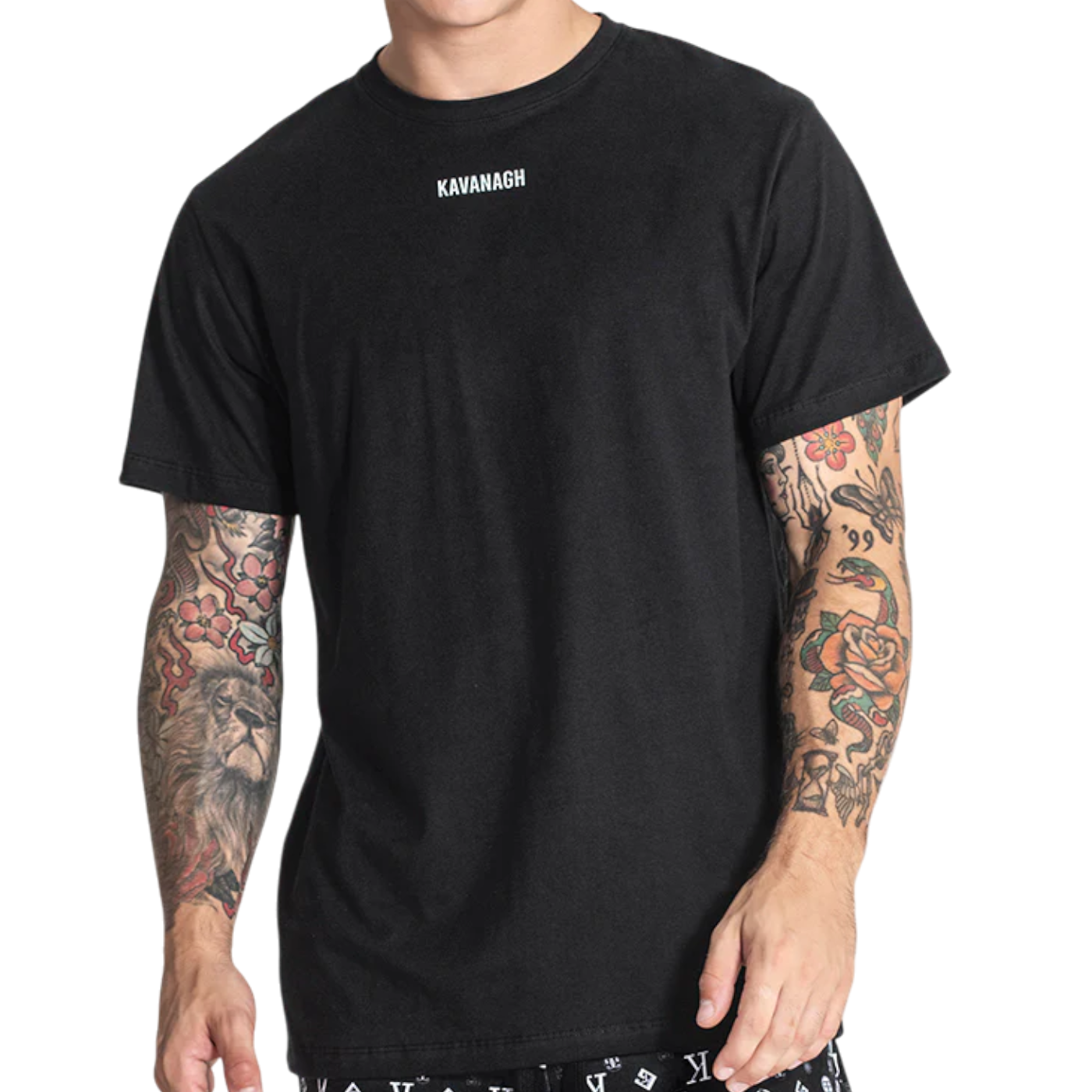 Camiseta Gianni Kavangh Raw bear Negro