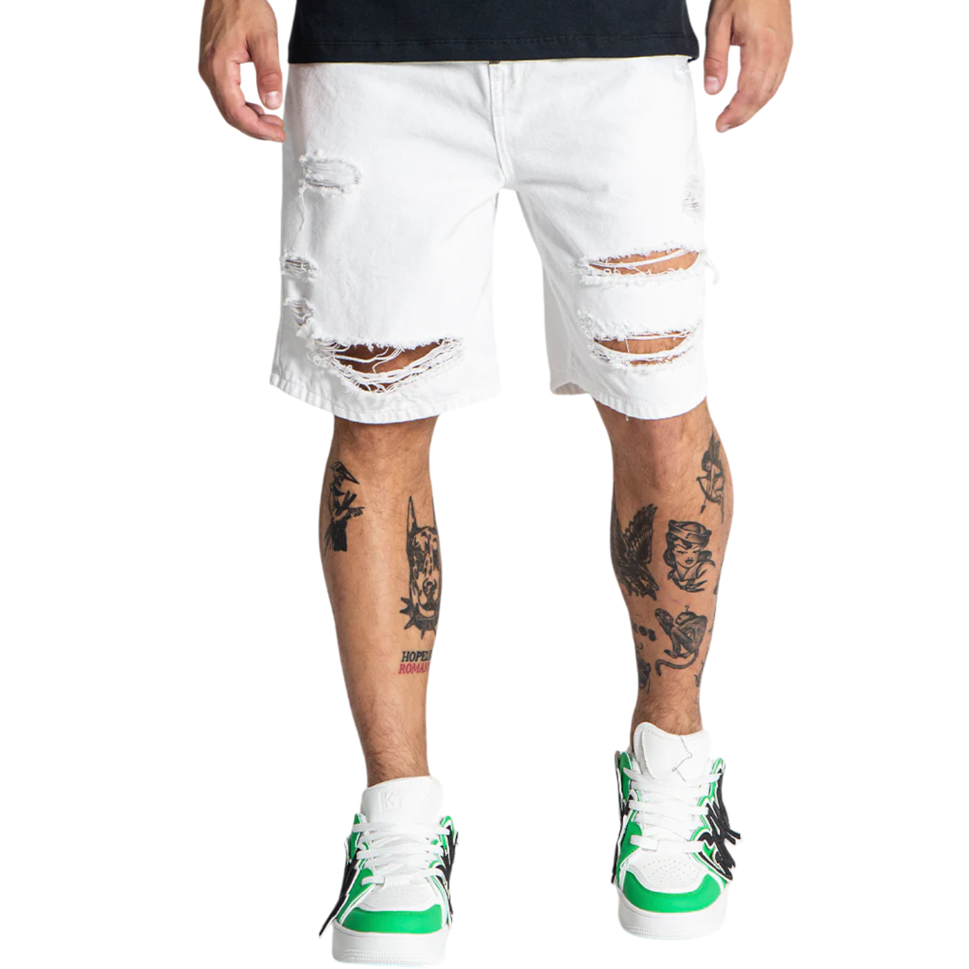 Short Gianni Kavanagh Rotos Street Blanco