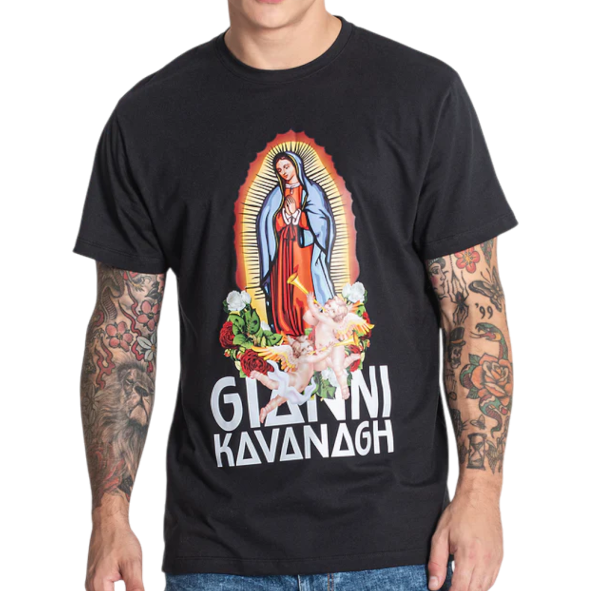 Camiseta Gianni Kavanagh Sacra Negro