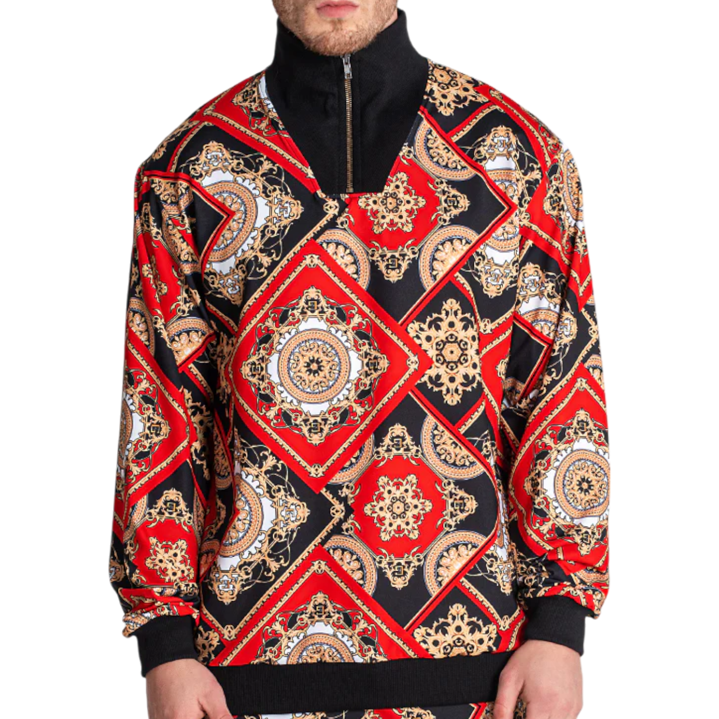 Sudadera Gianni Kavanagh Splendour Cuello Alto Rojo